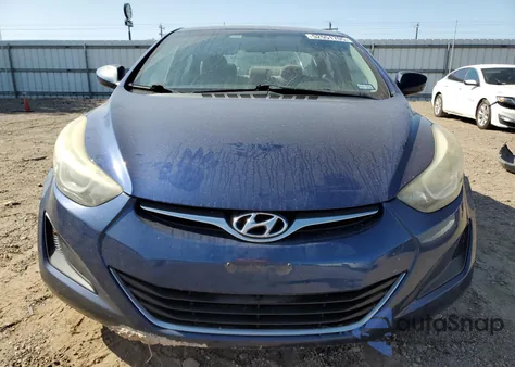 2016 Hyundai Elantra Se from USA, damaged, VIN 5NPDH4AE8GH746589